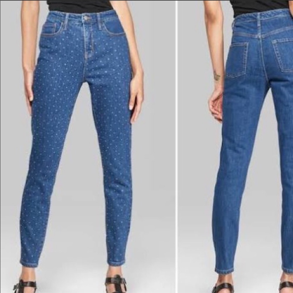 🔥 Wild Fable Rhinestone Jeans - Picture 2 of 2